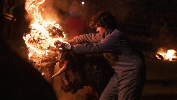 Help End the Sadistic ‘Fire Bull’ Festival in Spain