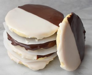 vegan black and white cookies from Ben & Esther's