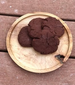 vegan chocolate raspberry cookies from Bake Me Vegan