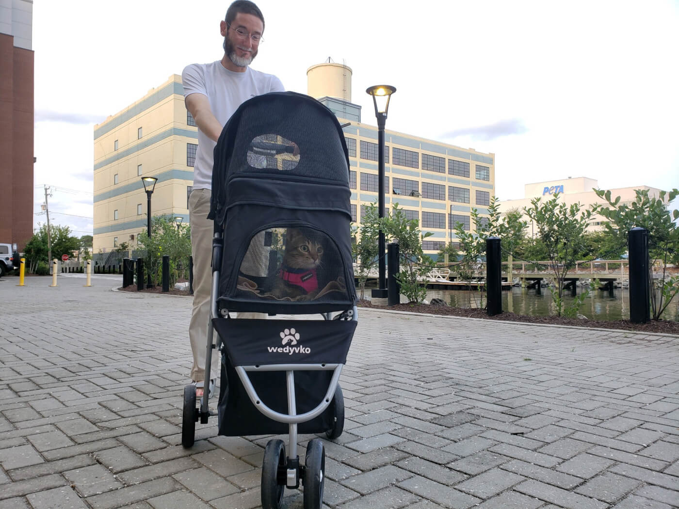 Helen in her stroller