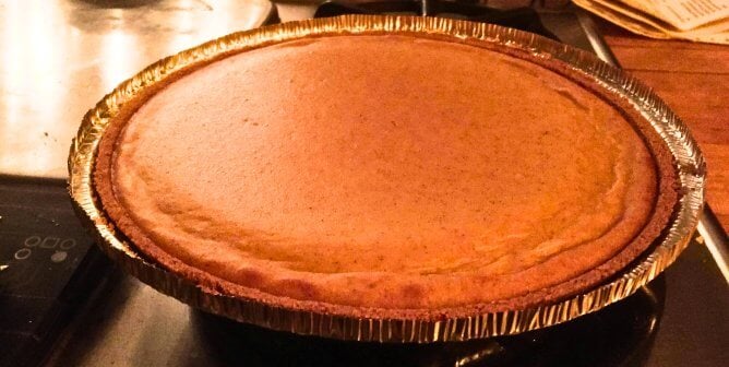 vegan maple pumpkin pie