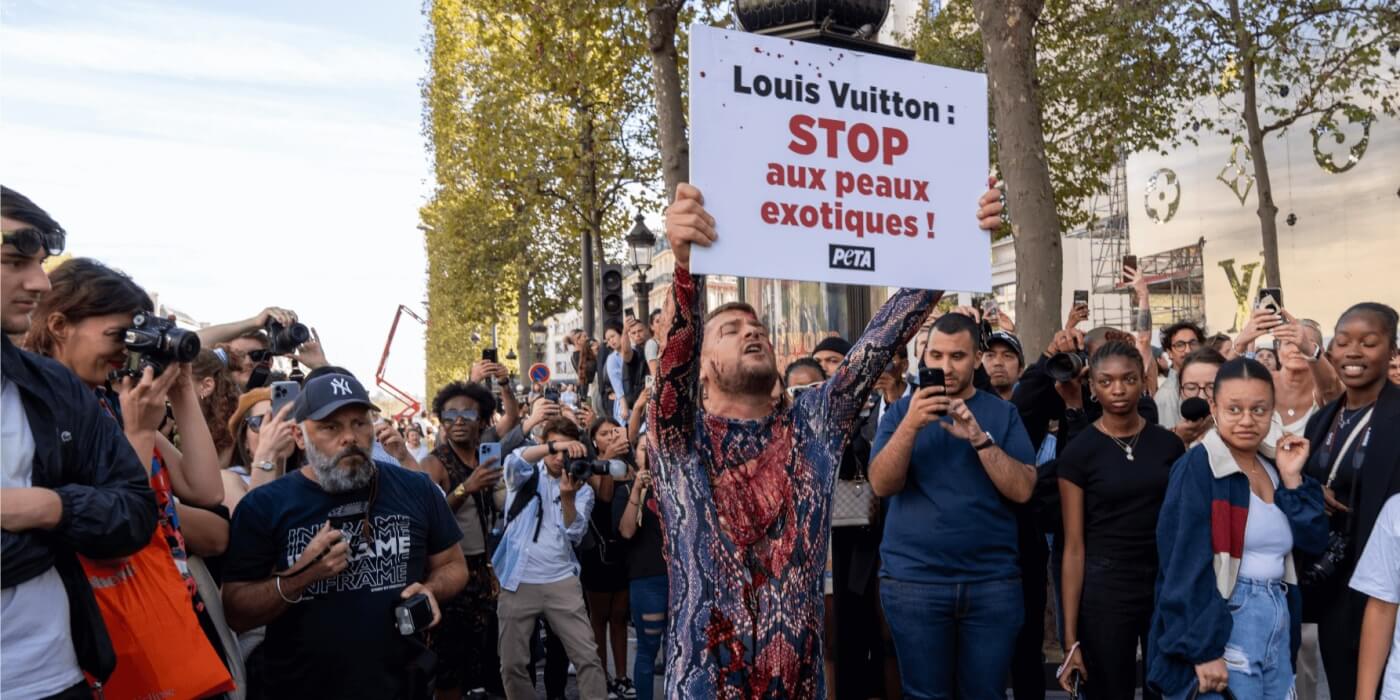 French influencer Jeremstar protests Louis Vuitton