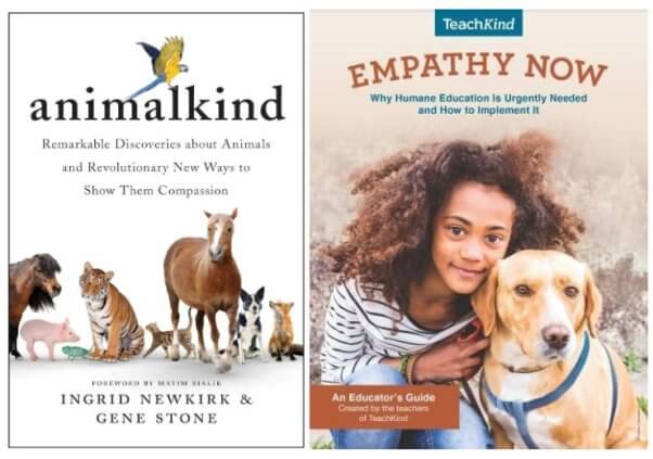 collage of AnimalKind cover and Teachkinds Empathy now cover
