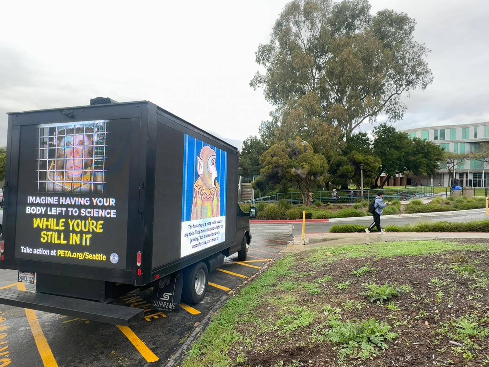 Photo of mobile billboard