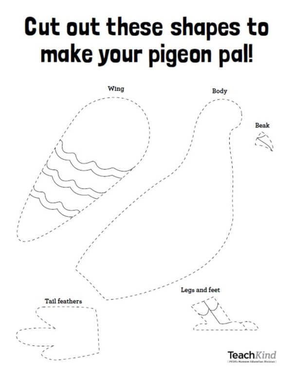 Make a Pigeon Pal Craft Page 2 From TeachKind