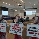 PETA Takes Message to OHSU Board: Stop Deadly OB/GYN Training on Live
Animals