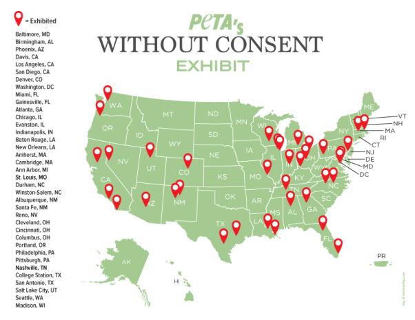 Without Consent tour map