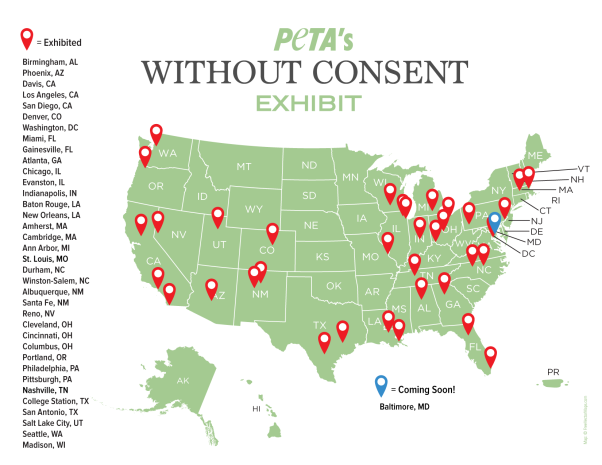 Without Consent tour map