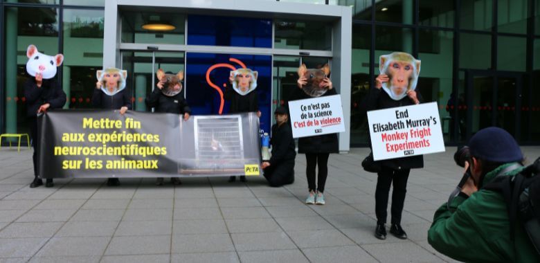 Protesters Flood the City of Light to Drive Vivisection’s Violence From the Shadows