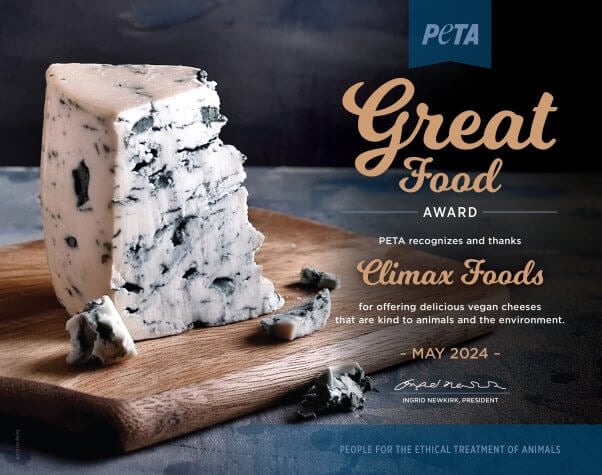 Certificate to Climax Foods for the Great Food Award