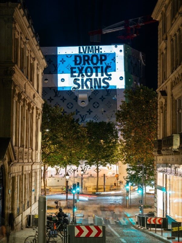 peta france lvmh projection