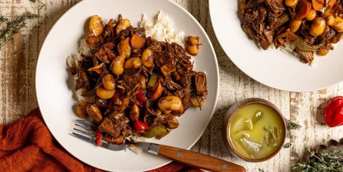 orchids & sweet tea vegan jamaican oxtail