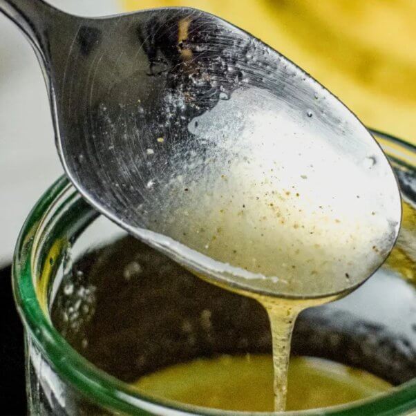 a vegan banana bread coffee syrup from boozy baking blog