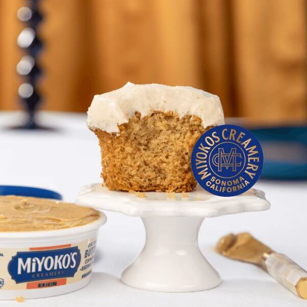 Miyoko's Creamery vegan cupcake from Sprinkles