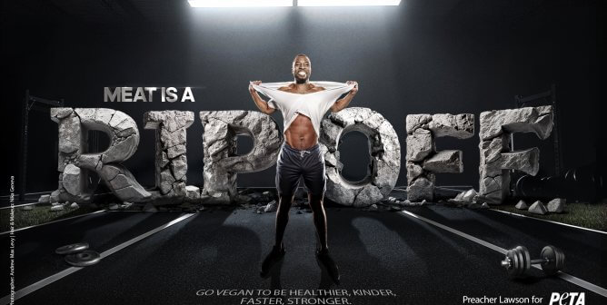 preacher lawson vegan campaign