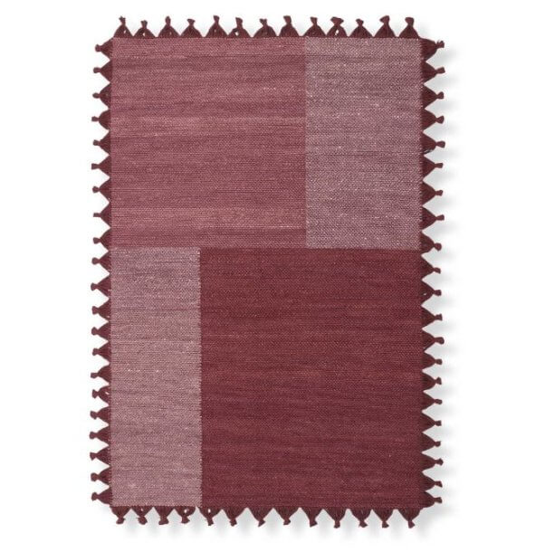 Merlot jute rug