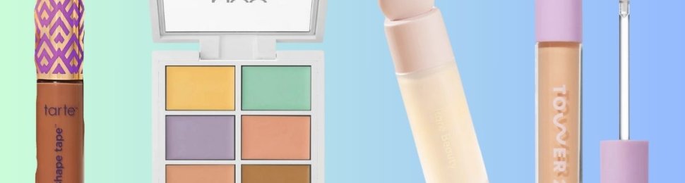 vegan and cruelty-free concealers featured image over a gradient background
