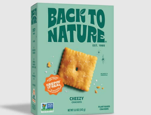 Back to Nature cheesy crackers