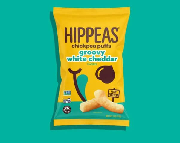 Hippeas white cheddar puffs