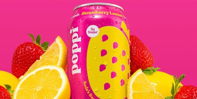 prebiotic soda called poppi