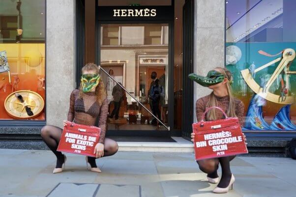 Hermes crocodile mask demo