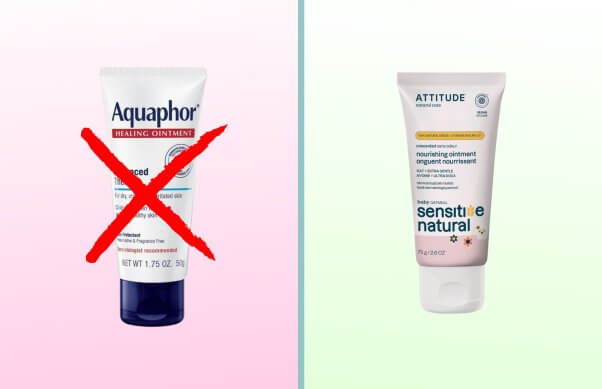 Aquaphor next to Attitude