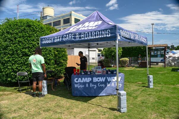 Camp Bow Wow booth