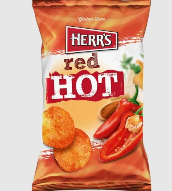 Herr's red hot potato chips