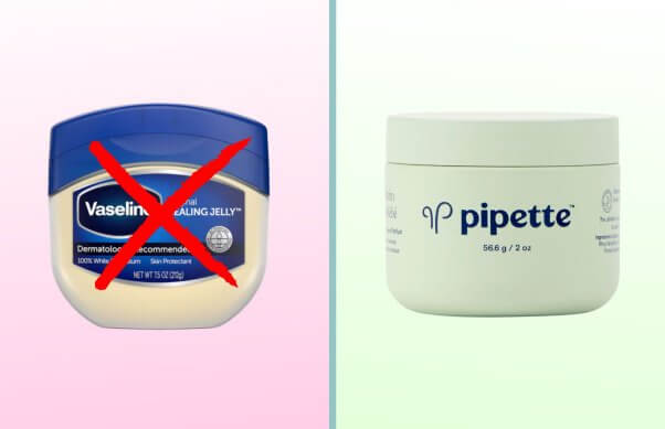 Vaseline next to pipette