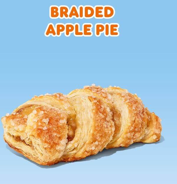 dunkin braided apple pie