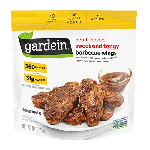 Gardein BBQ wings