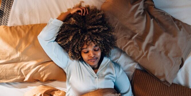 Young woman sleeping