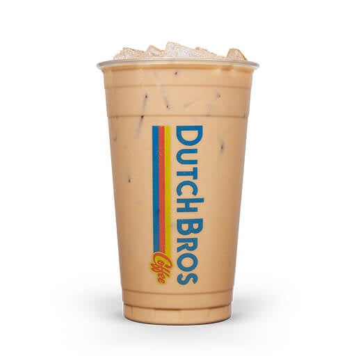vegan latte at dutch bros coffee