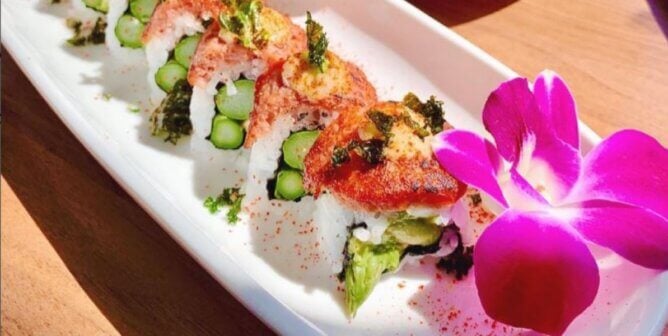 Vegan sushi