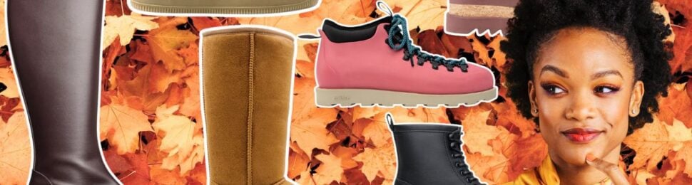 A Woman Considers New Vegan Shoes for Fall