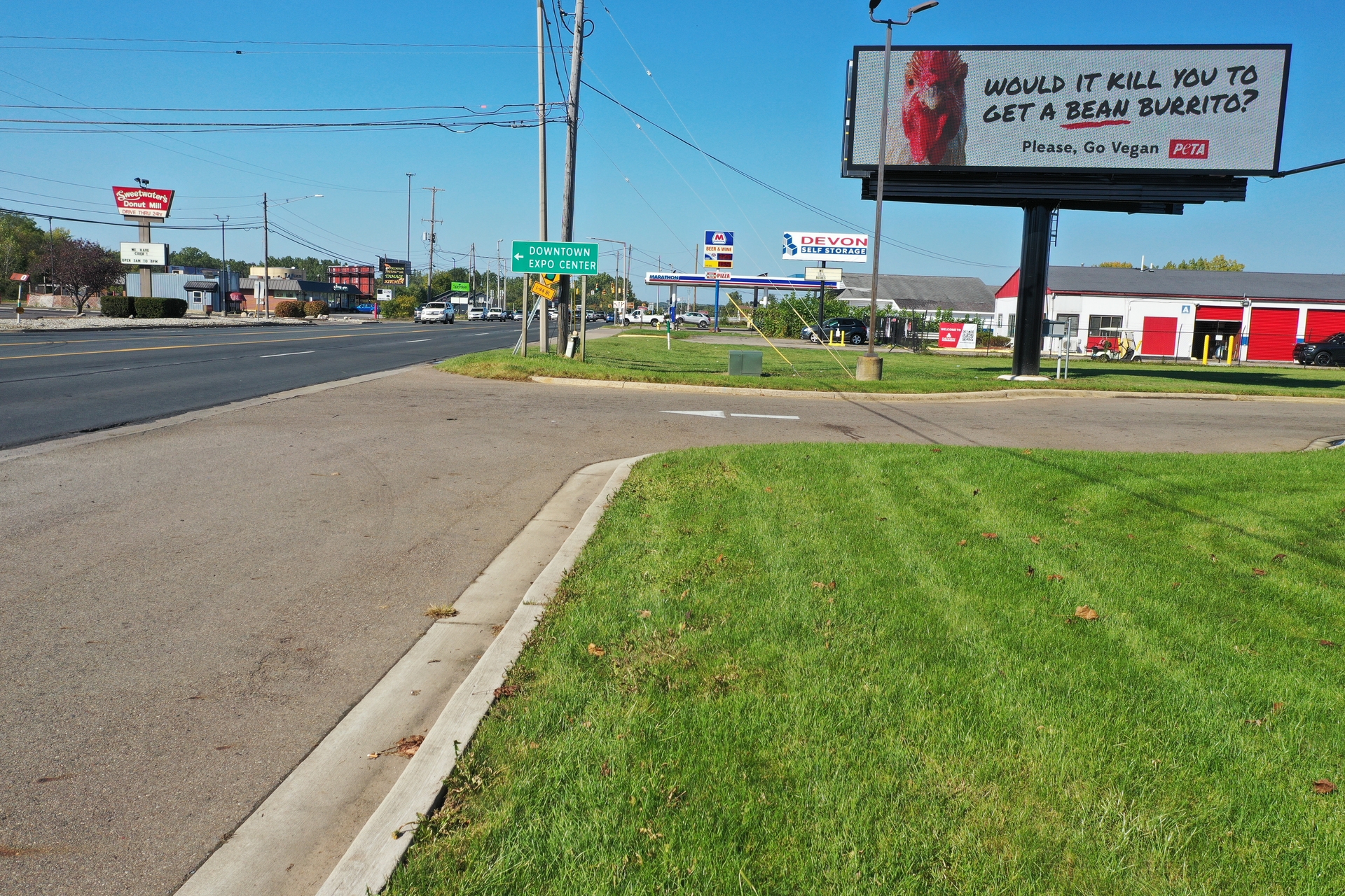 Bean currito billboard placement