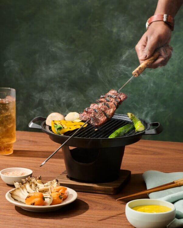 Cultivated Meat on a Grill