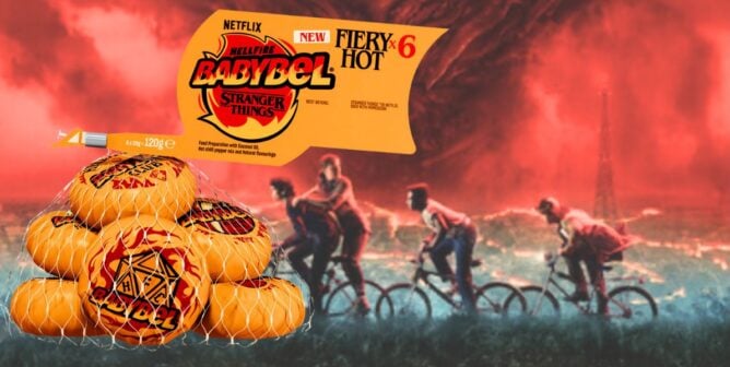 Stranger Things Babybel Hellfire Vegan Cheese