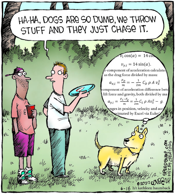 comic about dogs being smart