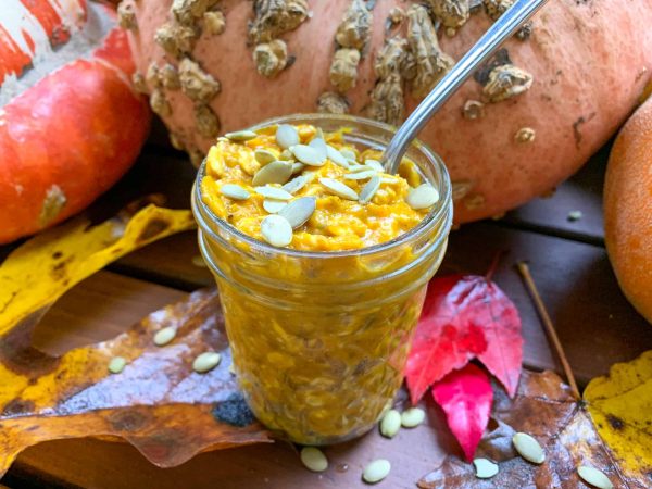 Vegan Pumpking Spice Overnight Oats