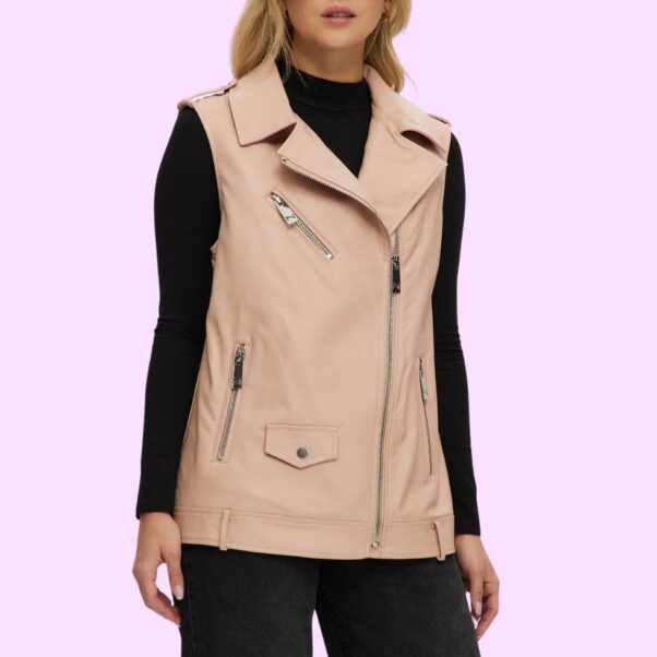 Noize Kotara Short Length Vegan Leather Vest