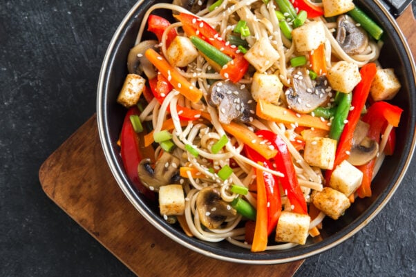 vegan stir-fry-vegetables