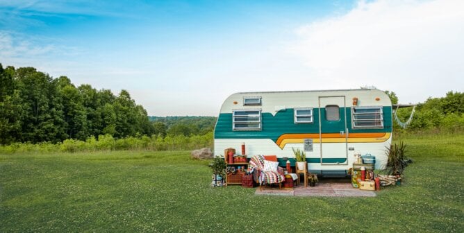 An RV camper