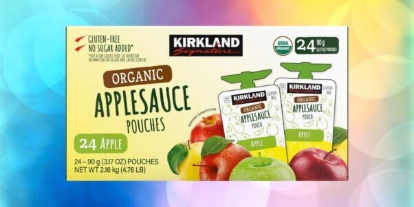 Kirkland organic applesauce pouches