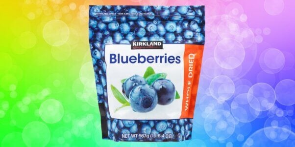 Kirkland whole dried blueberries