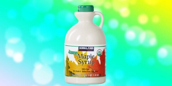 Kirkland maple syrup