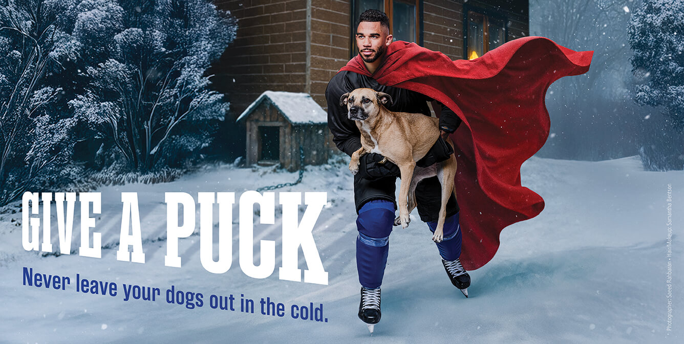 Hockey Star Evander Kane Wants Everyone To ‘Give a Puck’ About Dogs—and Protect Them From the Cold