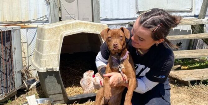 Liora and fieldworker