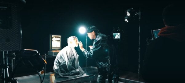 Behind the scenes shot