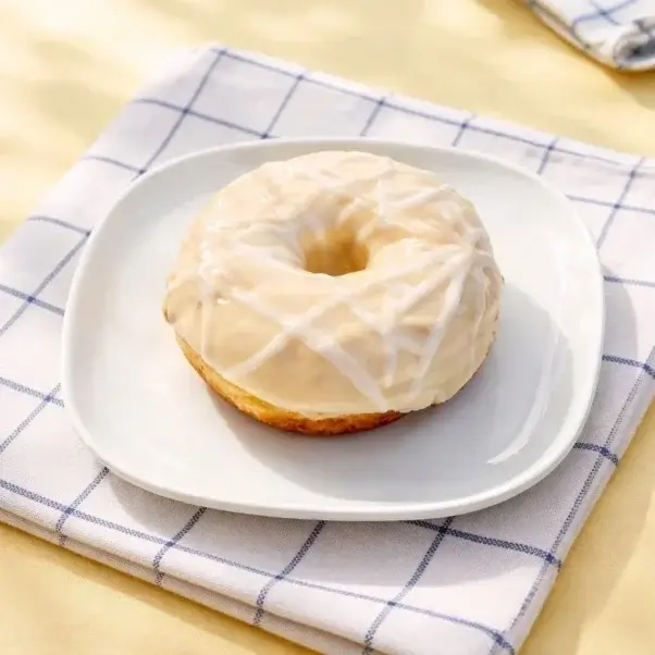 Vegan donut from Bronuts & Coffee in Winnipeg